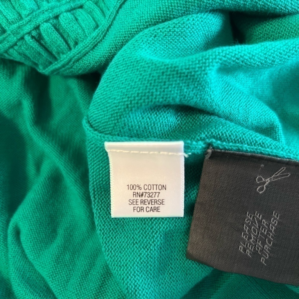 Dana buchman green blouse - Picture 5 of 6
